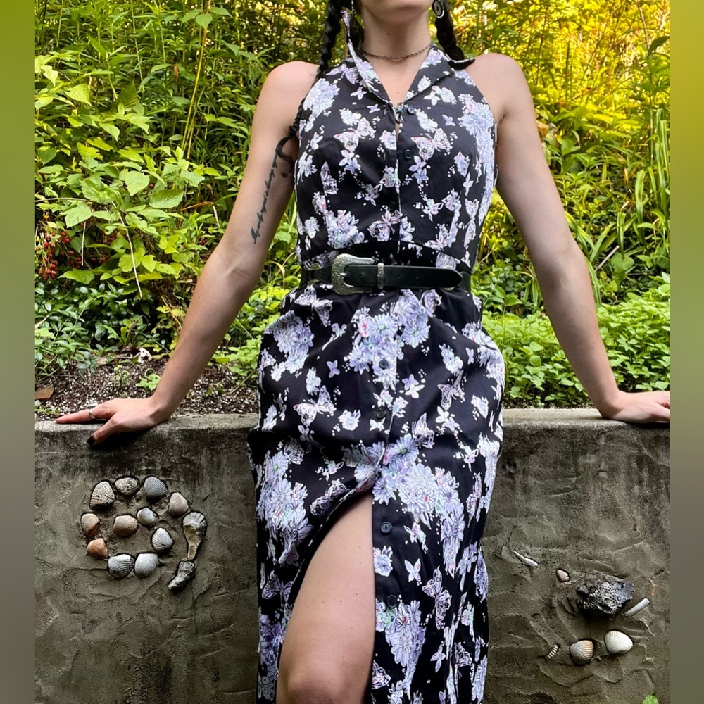 90’s Vintage Butterfly Dress NWT
